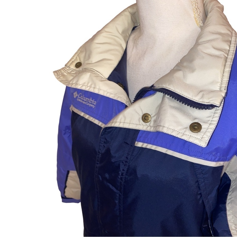 Vintage COLUMBIA Cold Weather Ski Coat Outerwear NVY, BLU, KHK SZ 14/16 - Picture 3 of 9